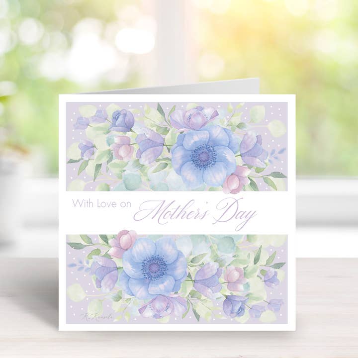 Rosenheart - Wholesale Mother's Day Card - Calligraphy with Flowers Mother's Day Card1