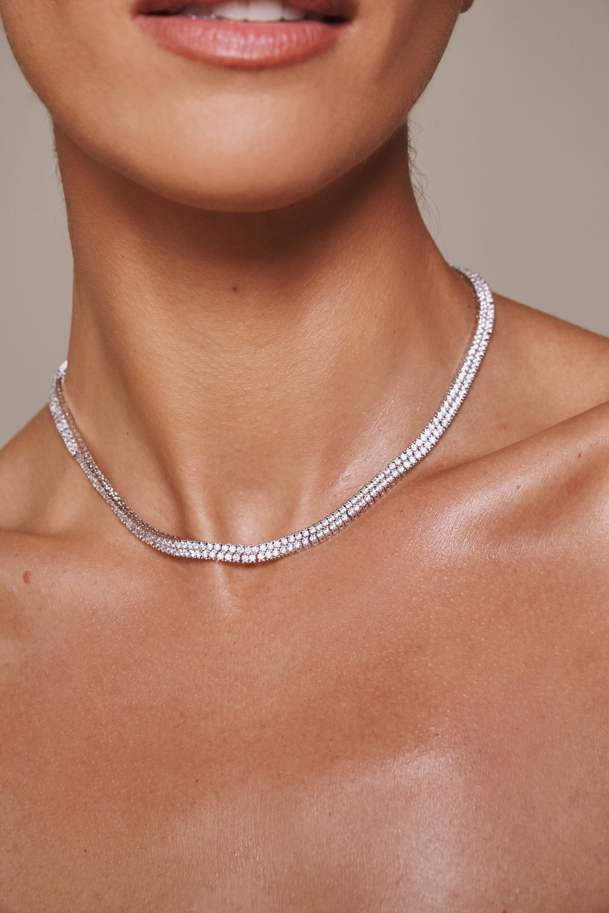 Lili Claspe - Vendita all'ingrosso Collane a catena e maglie - Collana da tennis Rosaline5