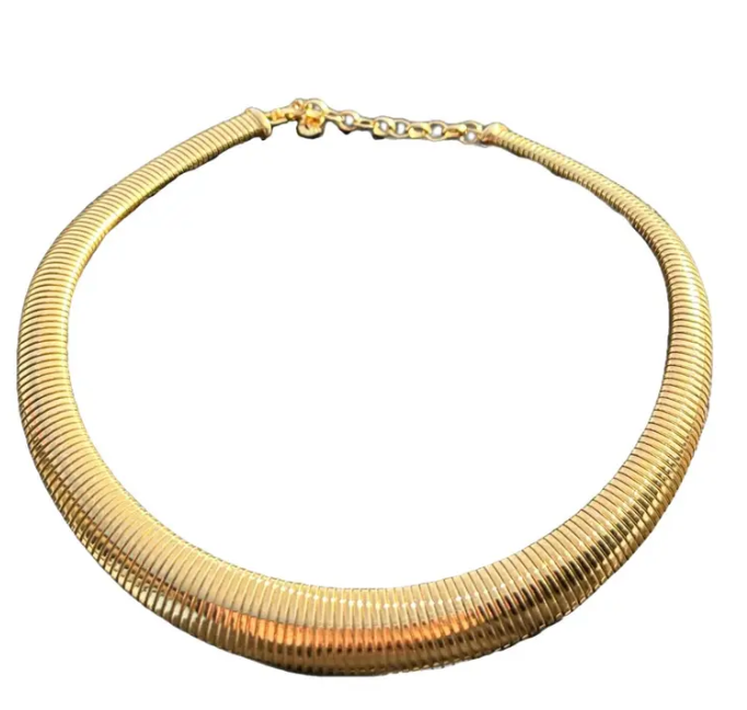 HoopLa - Wholesale Choker/Collar - Omega Cobra MEGA- Collar necklace- Stainless Steel 5