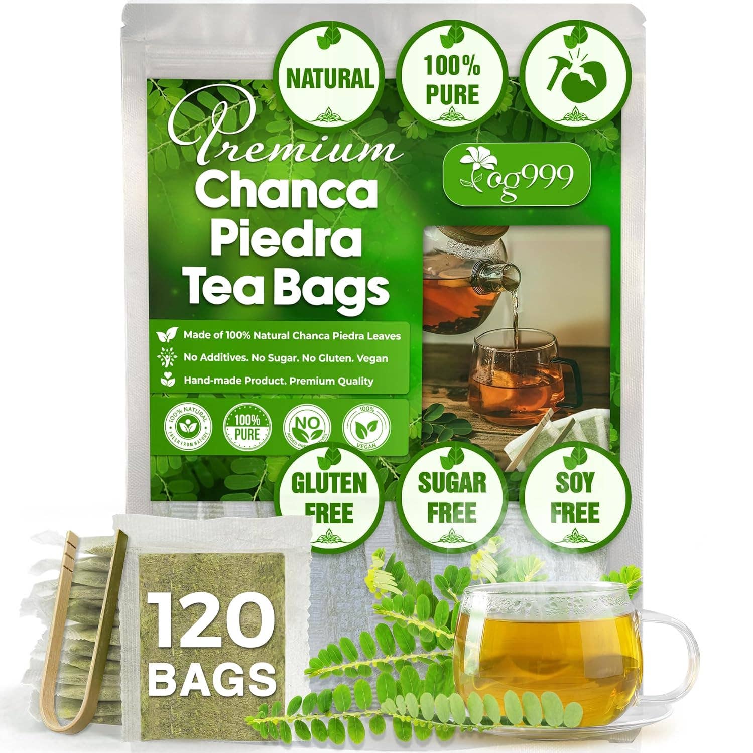 Naomi's Happy Place Shop - Wholesale Health/Detox Tea - Dried Chanca Piedra Leaves, Chanca Piedra Tea “Stone Breaker” Tea Bags9