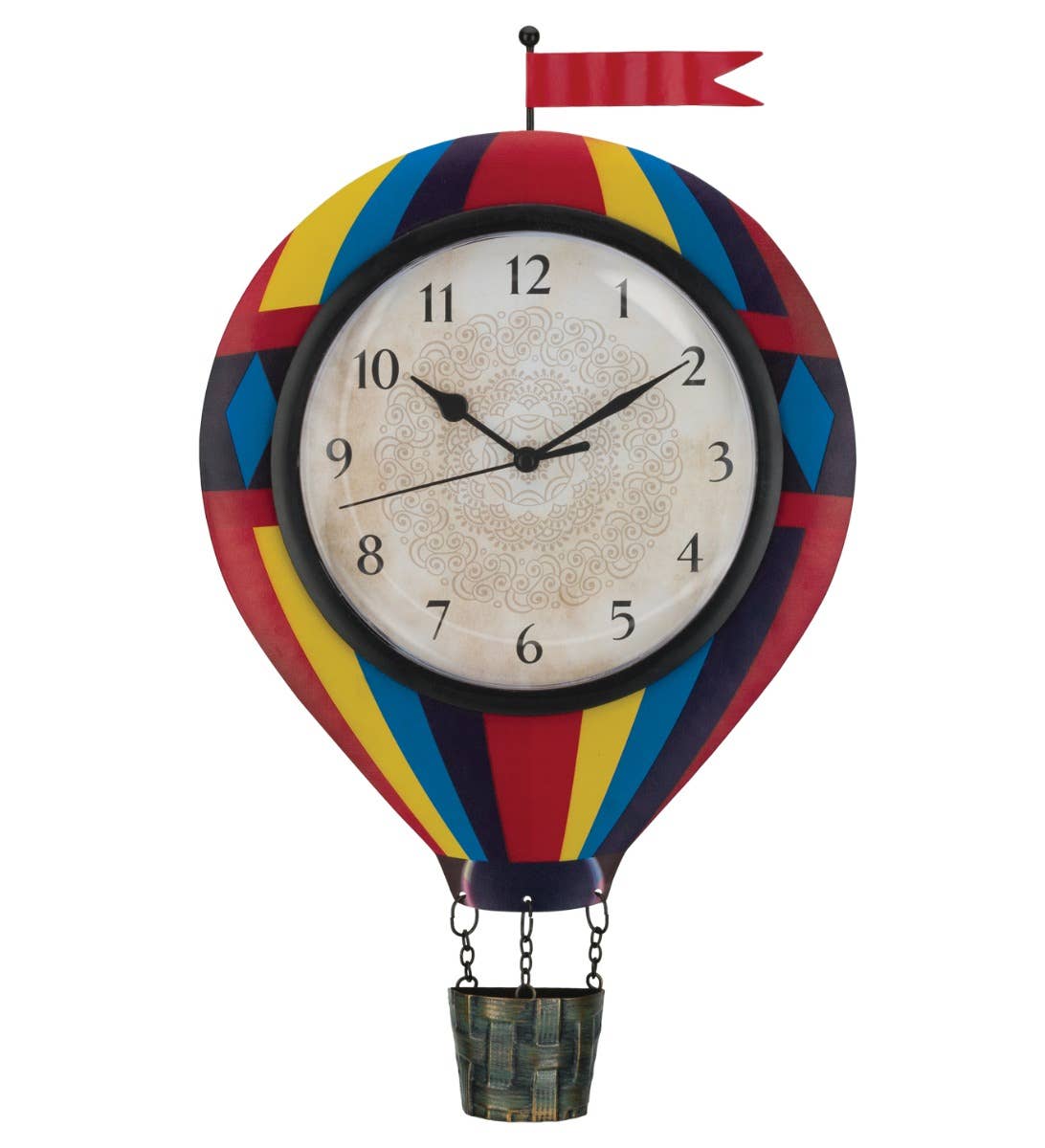 Regal Art & Gift - Wholesale Wall Clock - Clock - Hot Air Balloon0