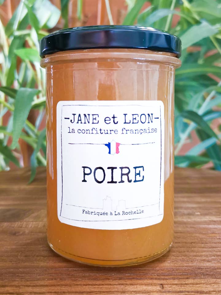 Handmade pear jam 70% for wholesale by Jane et Leon