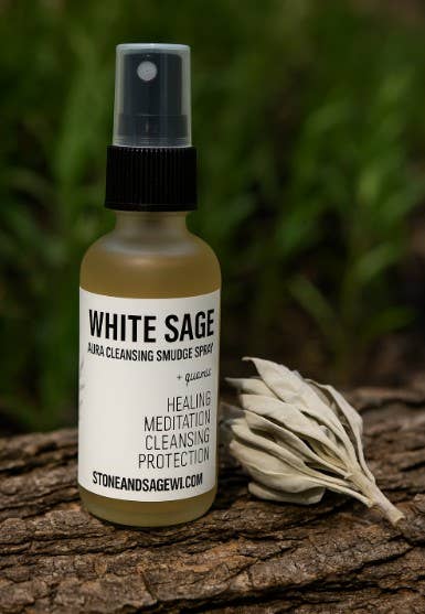 ERTH World Corp DBA Stone+Sage - Wholesale Smudge Spray - White Sage Smudge Spray – Aura Cleansing Healing, Meditation