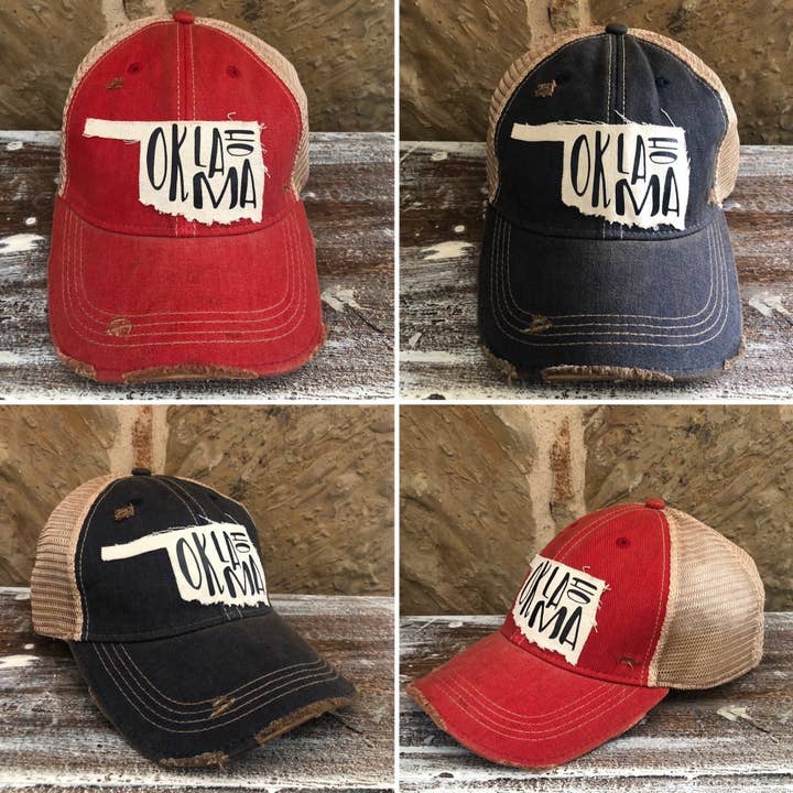 BohoGroove - Wholesale Baseball Cap - Women's - Oklahoma Hat, State Hat15