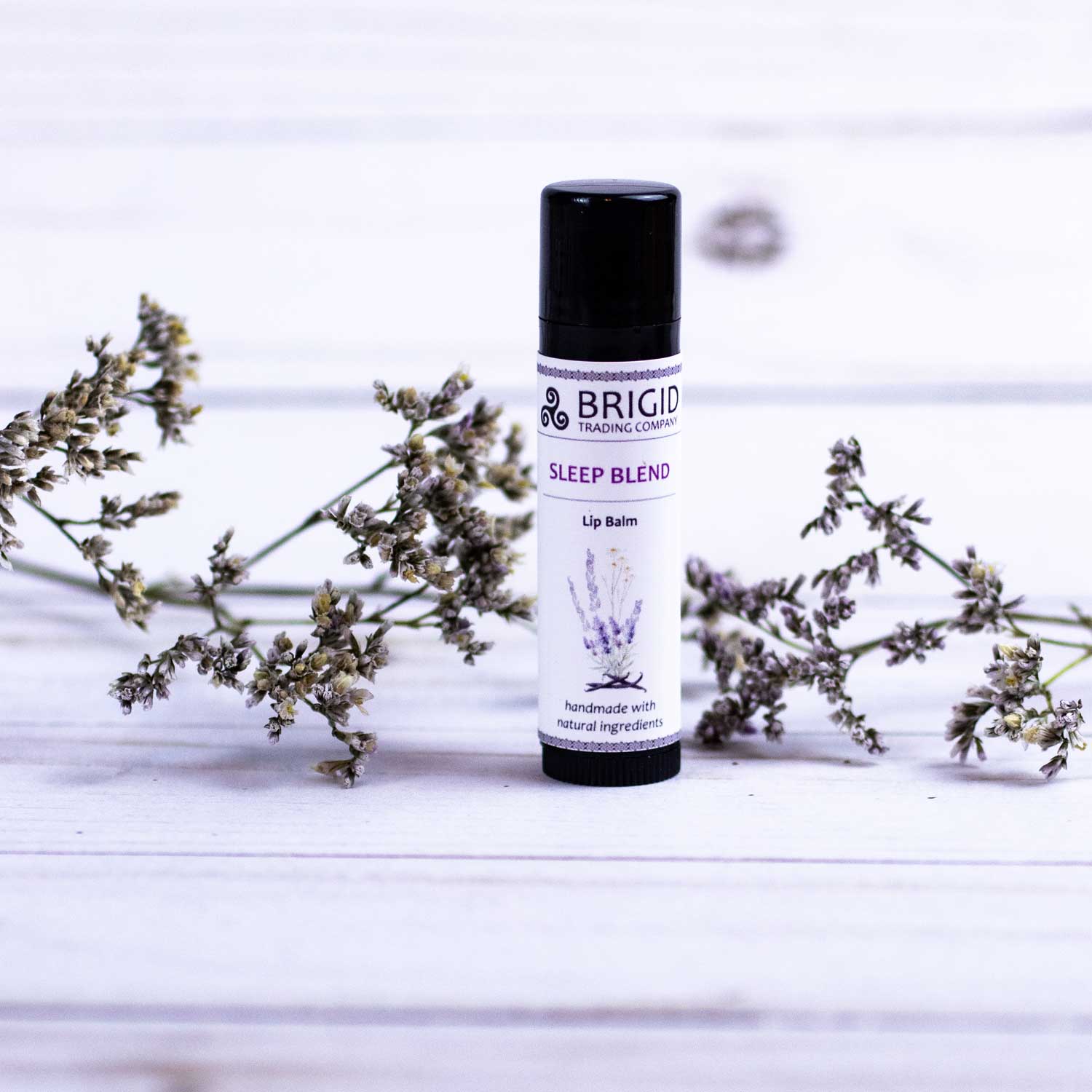 Brigid Trading Company - Wholesale Lip Balm - Sleep Blend Natural Lip Balm - Lavender, Chamomile, and Vanilla2