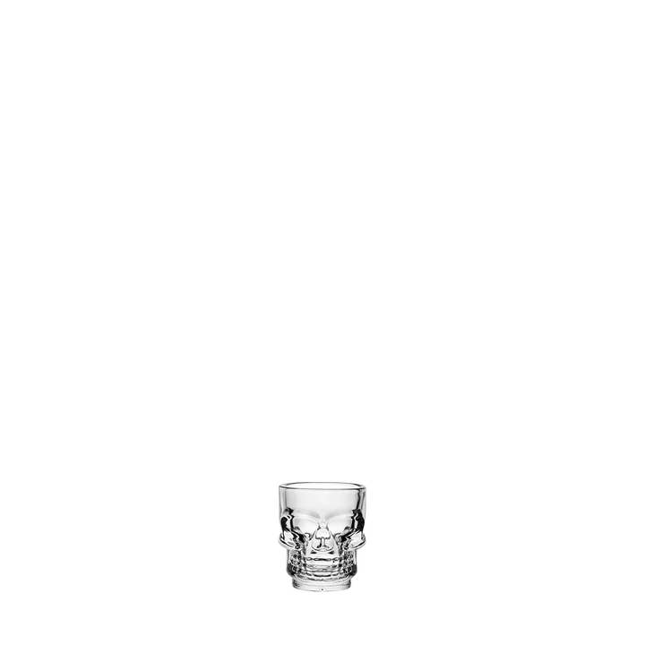Skull 1.5 oz. Shot for wholesale by Hospitality Glass