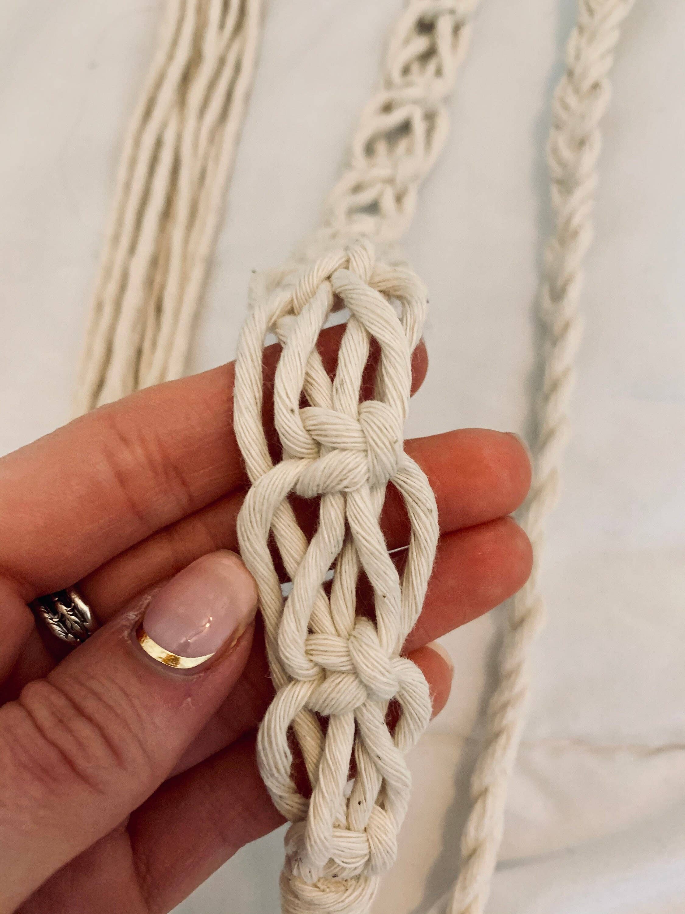 Rosie the Wanderer, Handmade Macramé - Wholesale Yoga Strap/Band - Macrame Yoga Mat Strap- Macrame Yoga sling3