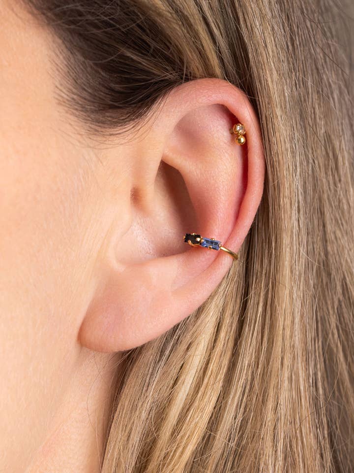 Brinco DENIS com cristais por atacado de April Please