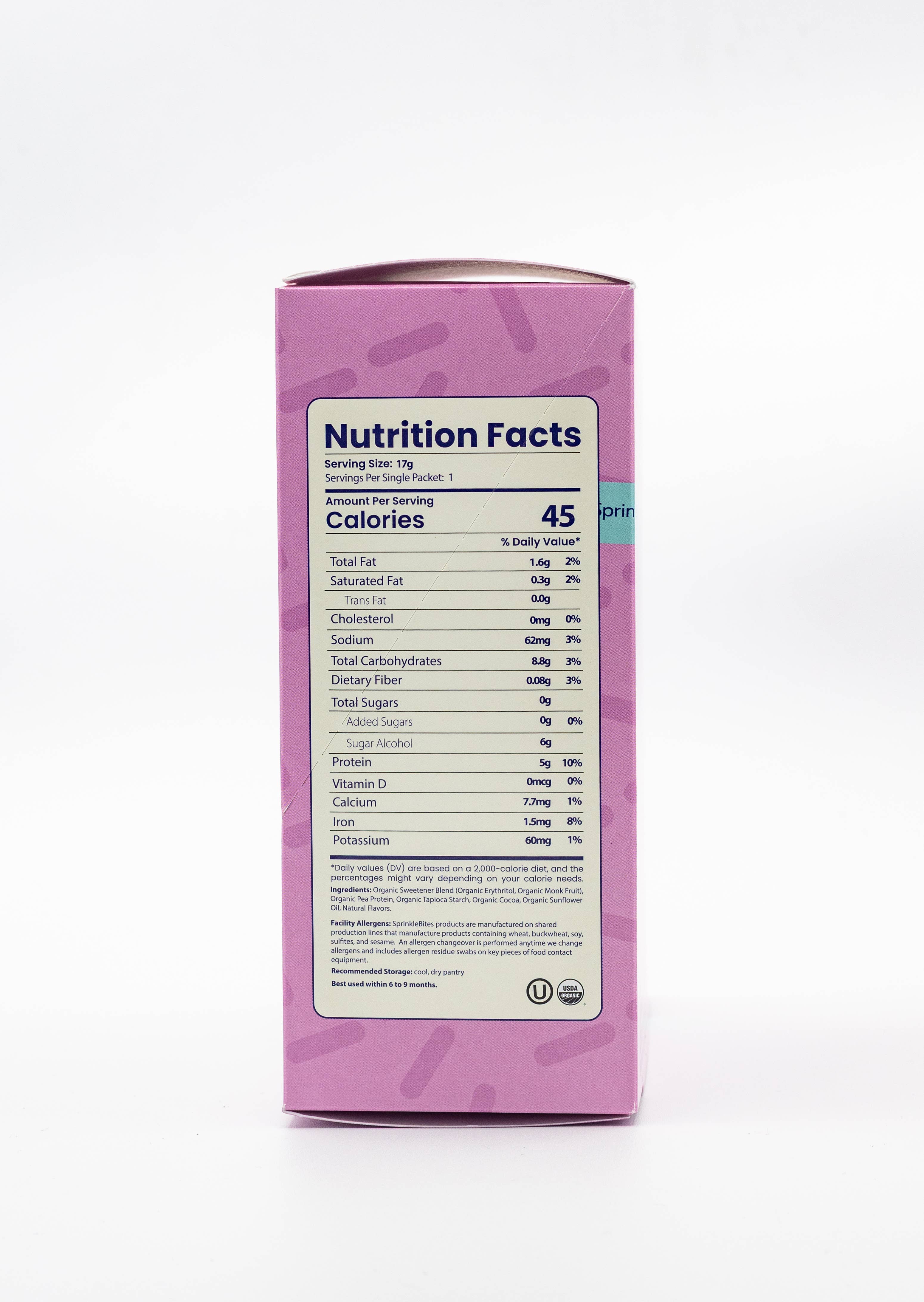 SprinkleBites - Wholesale Protein/Superfood Powder - Variety 10-Pack: 5 Cacao & 5 Berry Protein SprinkleBites™3