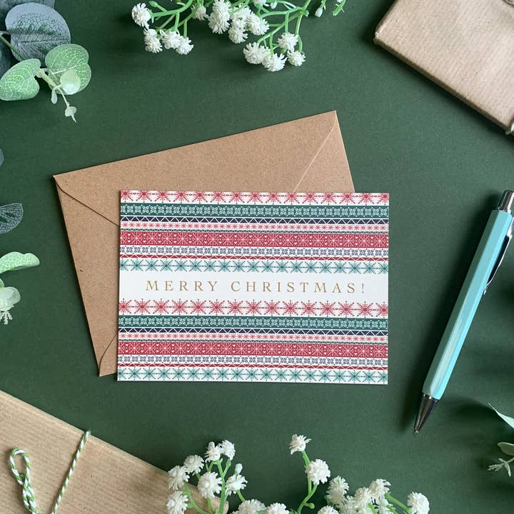 Xmas Jumper Christmas Card for wholesale by By Becky Amelia