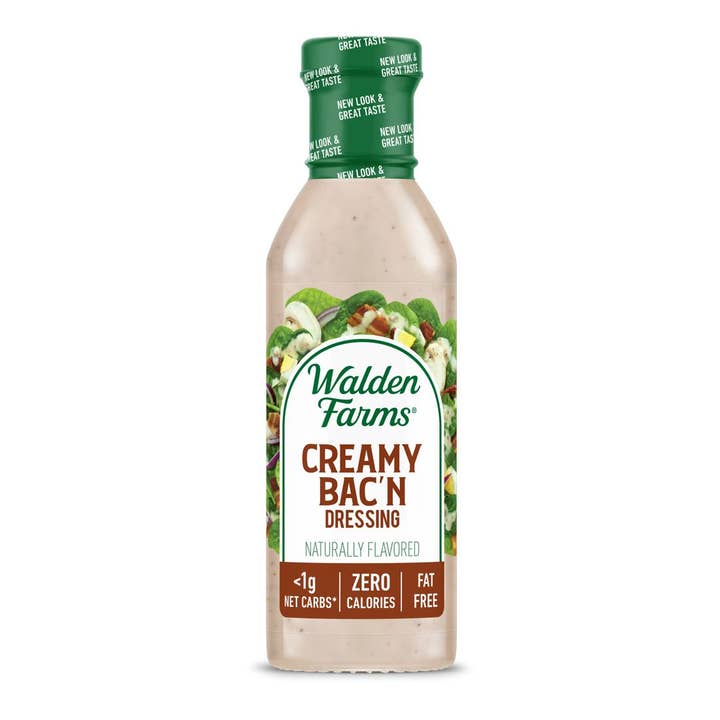 Walden Farms - Wholesale Salad Dressing - Creamy Bac'n Zero Calorie Dressing (12 oz)