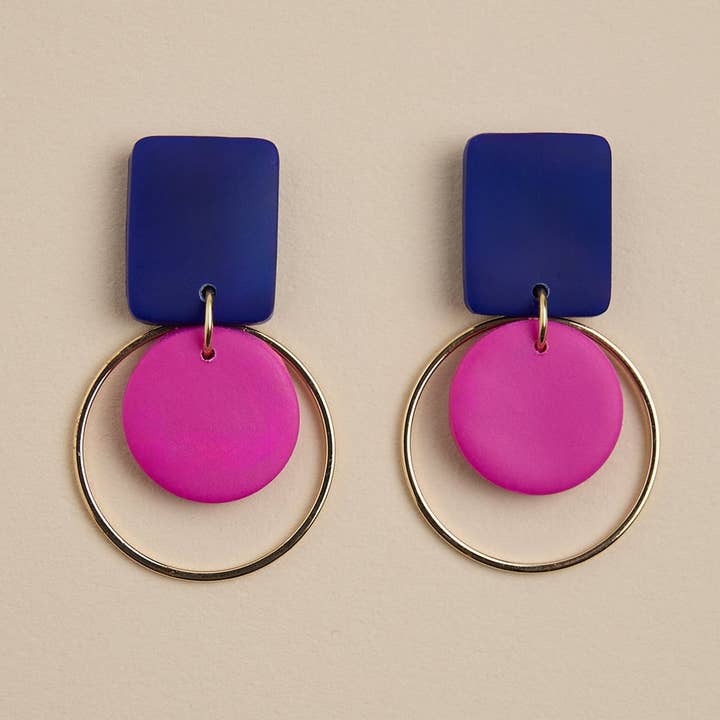 LYHO - Wholesale Dangle Earrings - Shiva Earrings | Handmade clay earrings | LYHO0