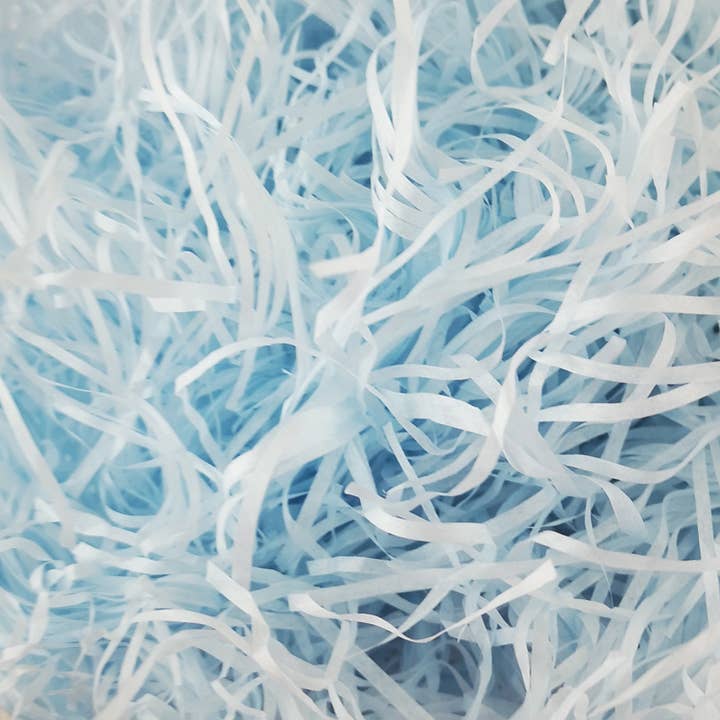 Shredded Paper Gift Hamper Filling - Light Blue - 100 grams for wholesale by Emartbuy