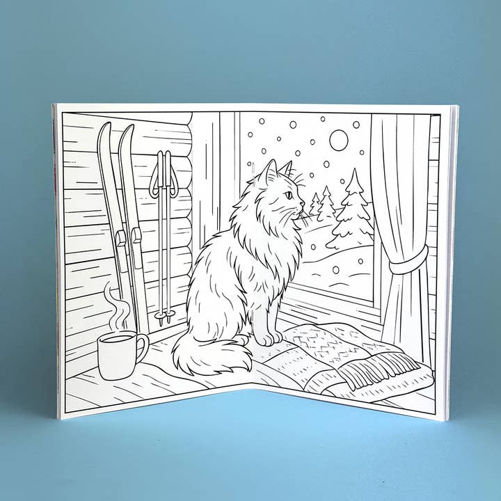 Colorfill Club - Wholesale Colouring and activity book – kids and baby - World of Cats Illustrated Colouring Book2