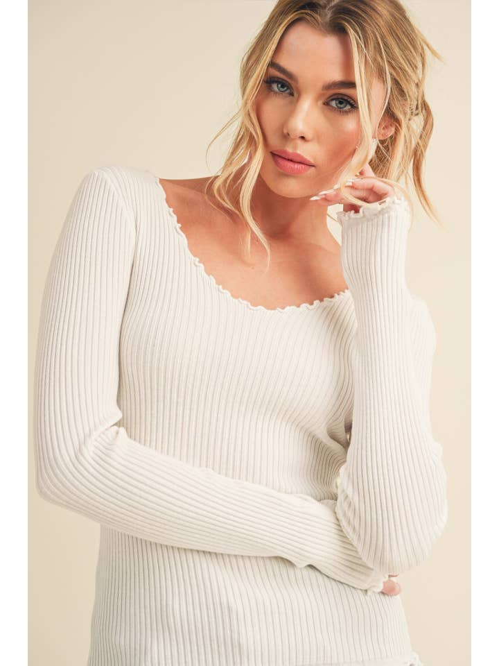AEMI + CO - Wholesale Knit Sweater - Women's - 3105DN Adalie Knit Sweater125