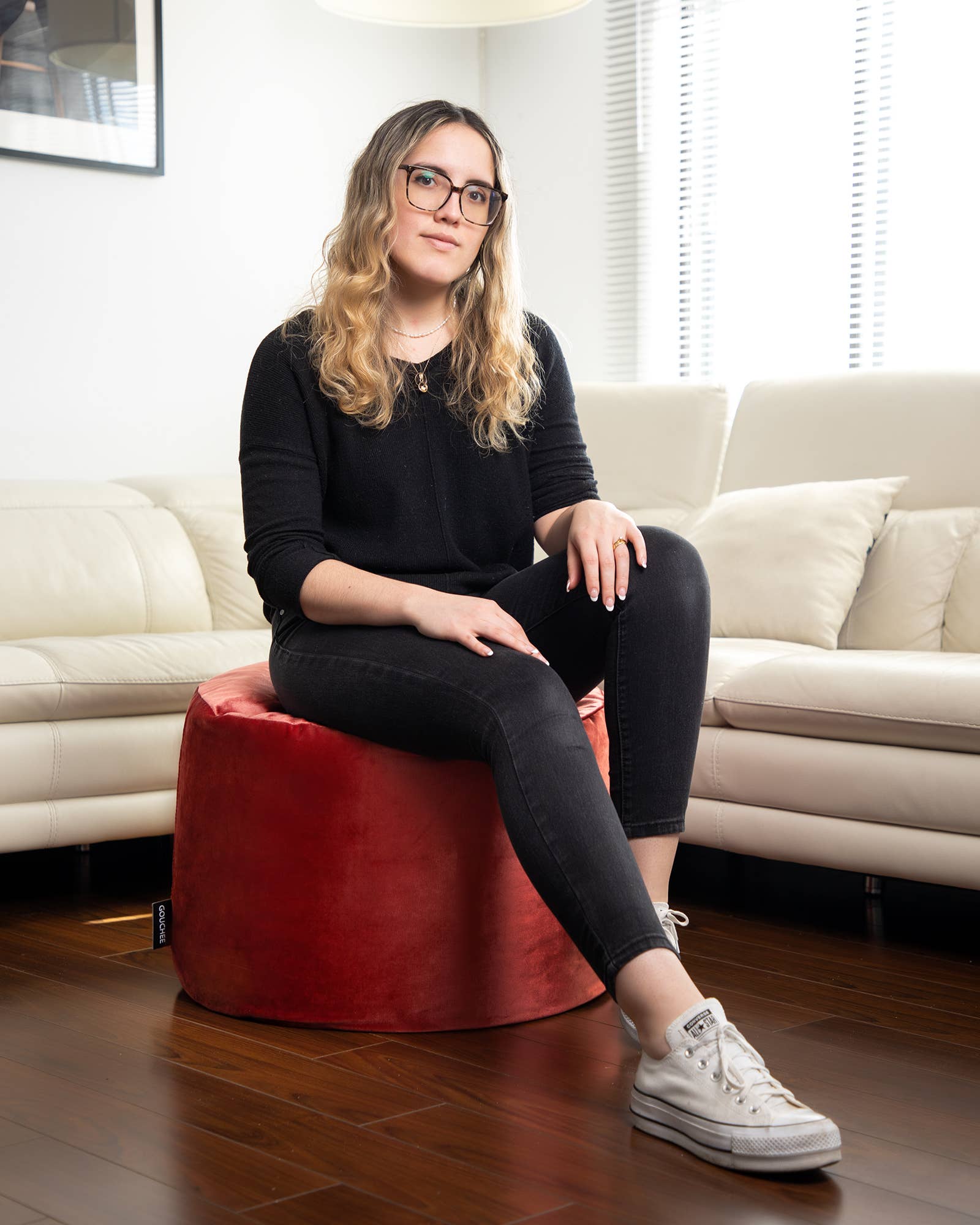 Gouchee Home - Vente Pouf - Pouf Gouchee Home Eclipse en velours9