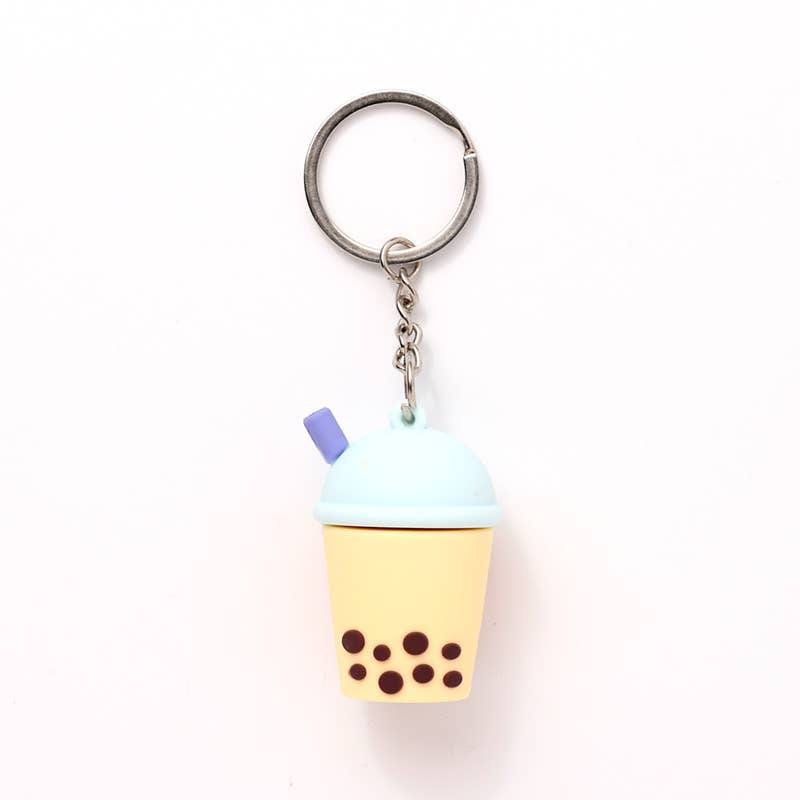 Puckator Ltd – Engroshandel Nøglering - Unisex – Boba the Bubble Tea Foodiemals 3D PVC nøglering3