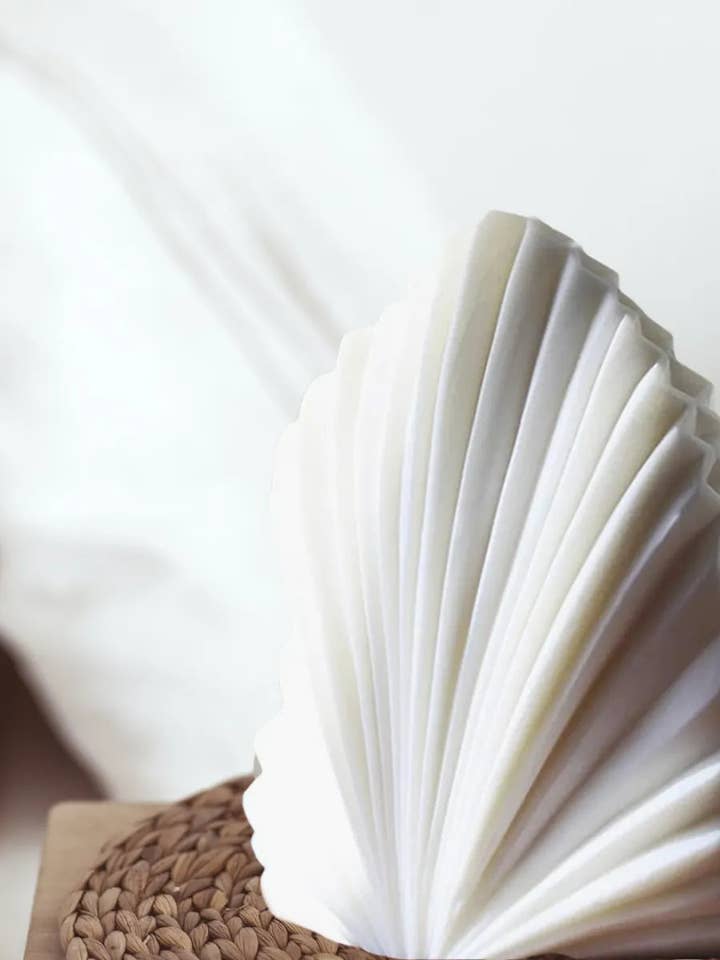 Spear Leaf Sculptural Candle for wholesale by Vanilla Aroma Studio