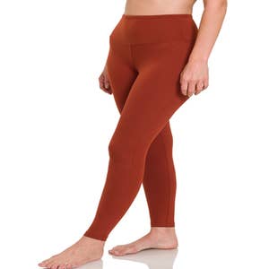 Women's Capri Leggings Knee Length Burnt Orange Rust Color, Athleisure,  Athleticwear Loungewear, Ladies Fashion Leggings -  Canada