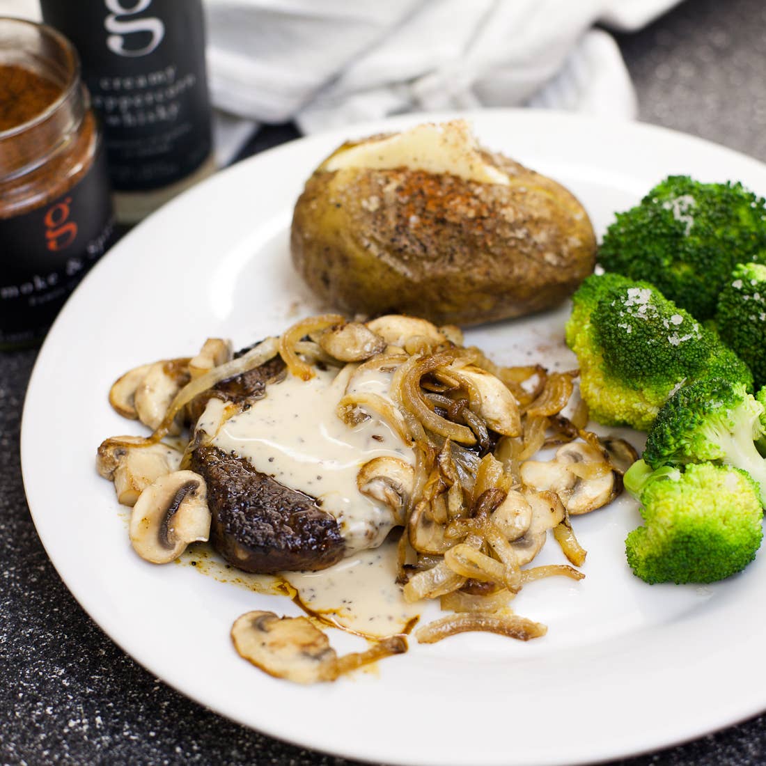 Gourmet Inspirations - Wholesale Sauce - Peppercorn Whisky Steak Sauce | Creamy, Bold, and Flavorful NO TARIFFS1