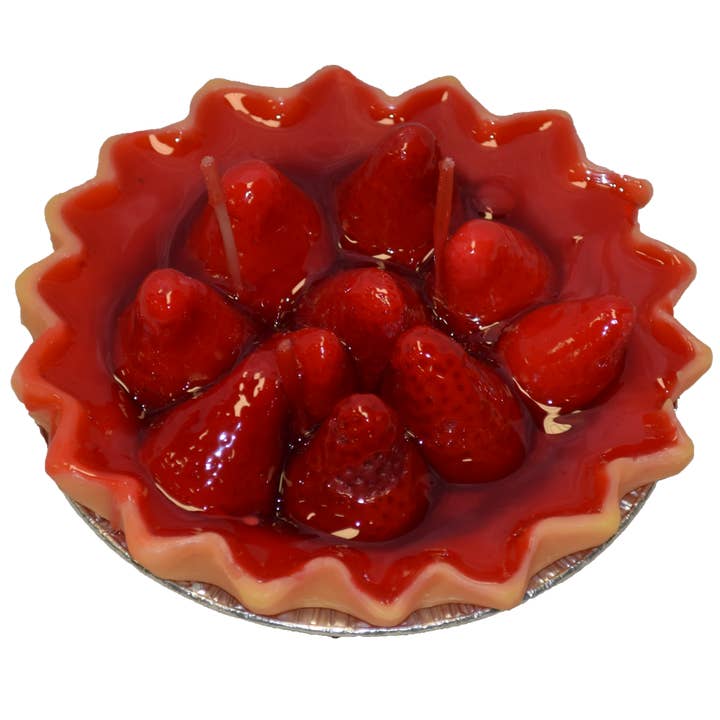 Beaver Creek Candle Company - Wholesale Novelty Candle - 5" Strawberry Pie Candle