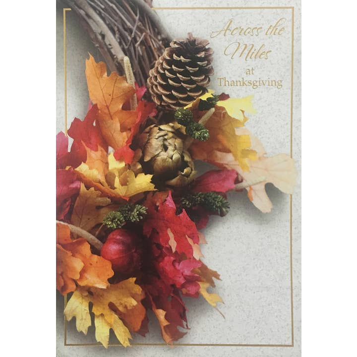 Tarjetas de Acción de Gracias - Tarjetas de felicitación de Across the Miles para venta al por mayor de InterGreet.com