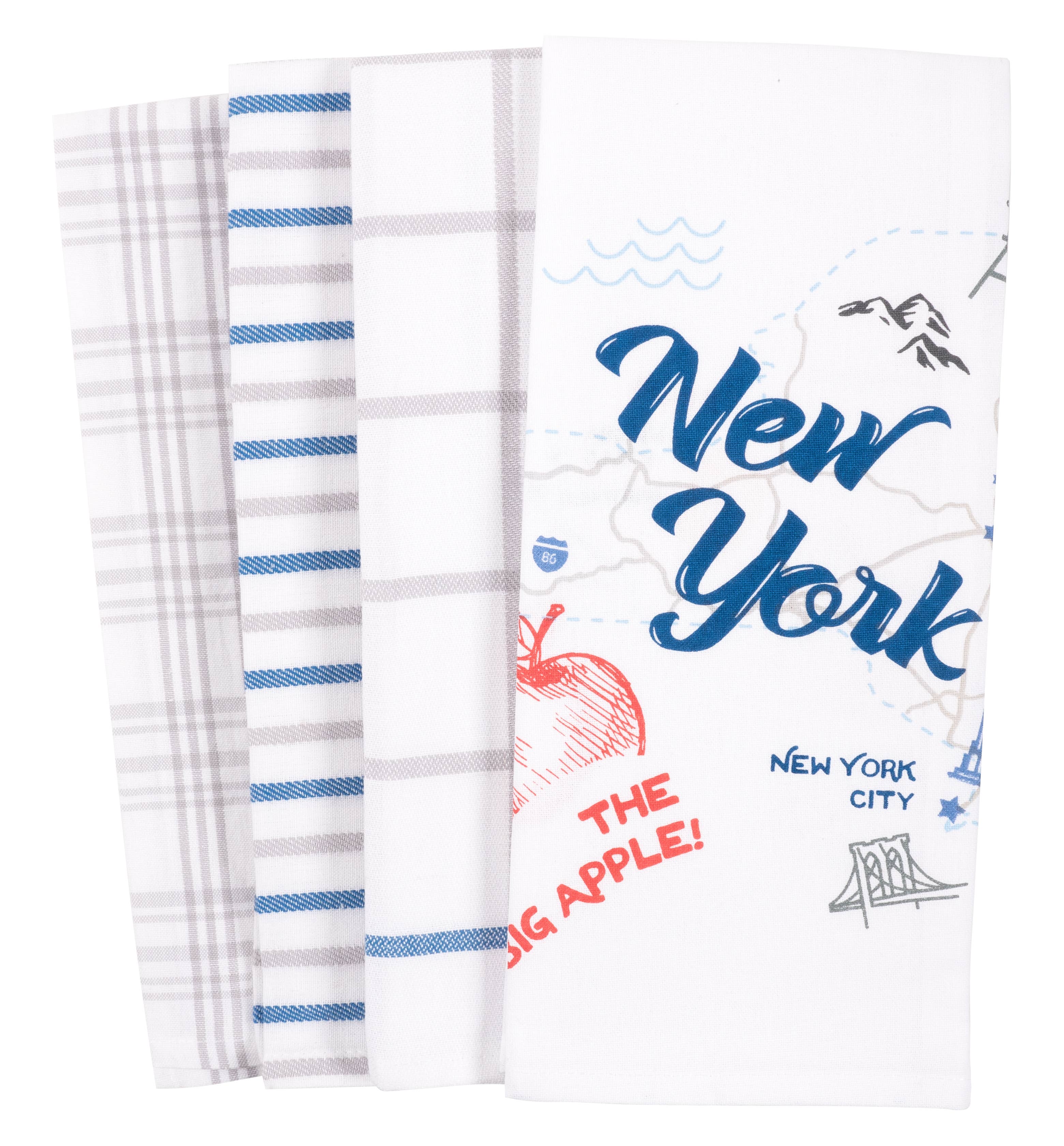 KAF Home - Wholesale Tea Towel - KAF Home State Themed Pantry Tea Towels, Cotton  18" x 28"1
