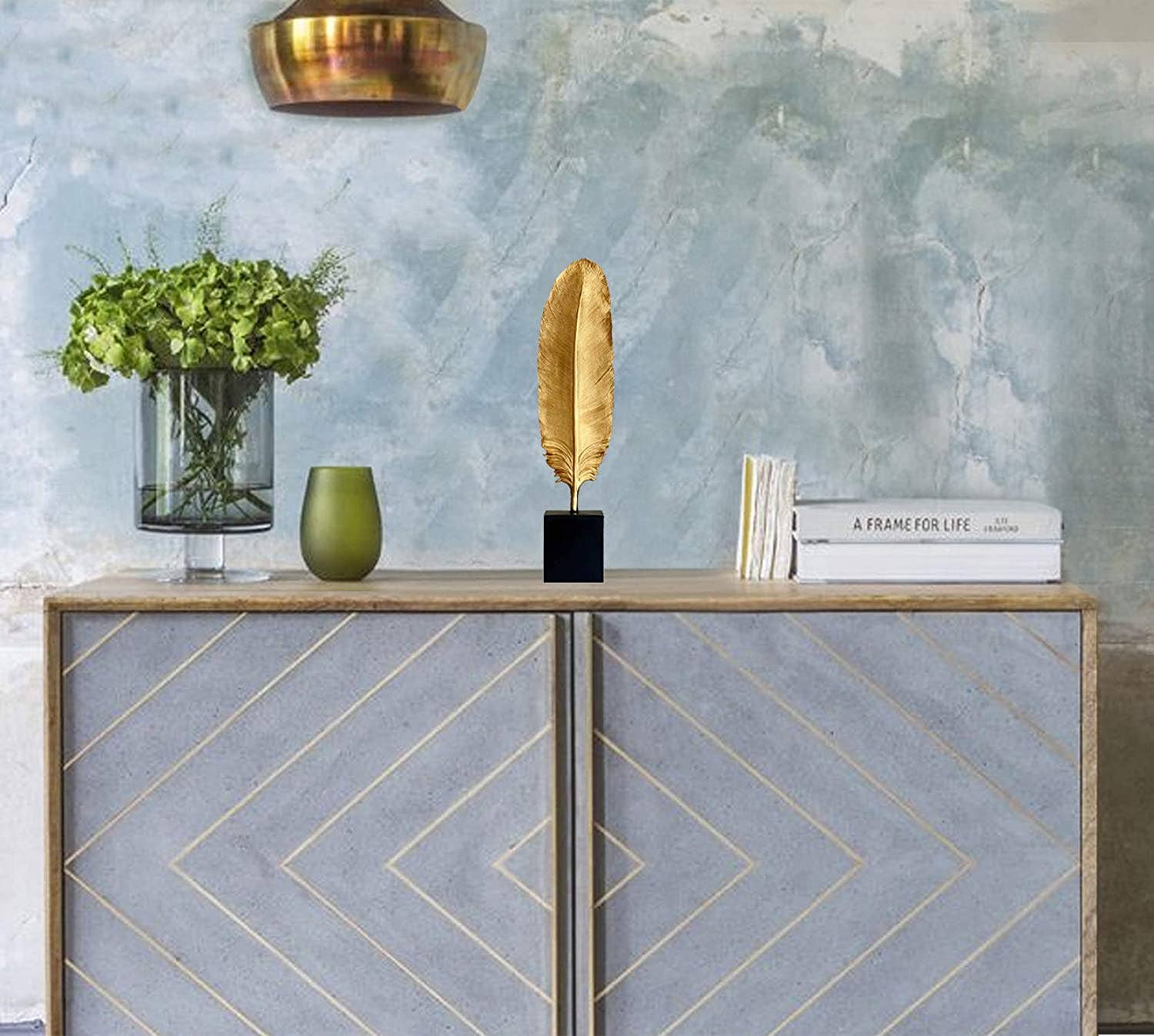 Or noir Table en plumes de paon en vente sur Faire3