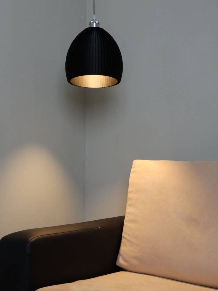 Paralume Elys | Forma rotonda elegante | 7 colori | Lampada a sospensione E27 per la vendita all'ingrosso da parte di Roomberry