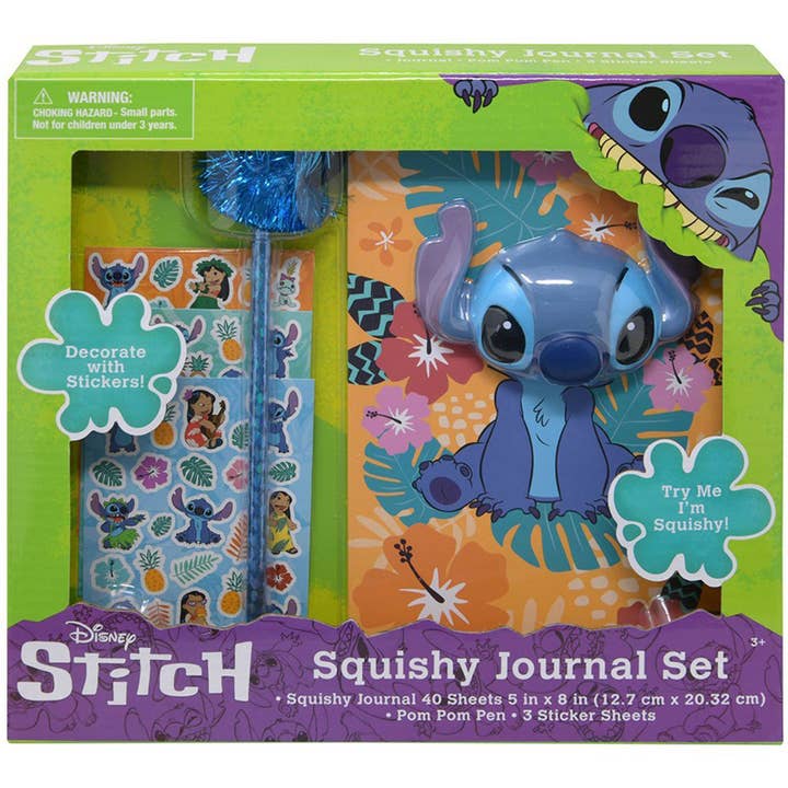 Ensemble de journaux moelleux Stitch dans une boîte pour la vente par Deluxe Import Trading