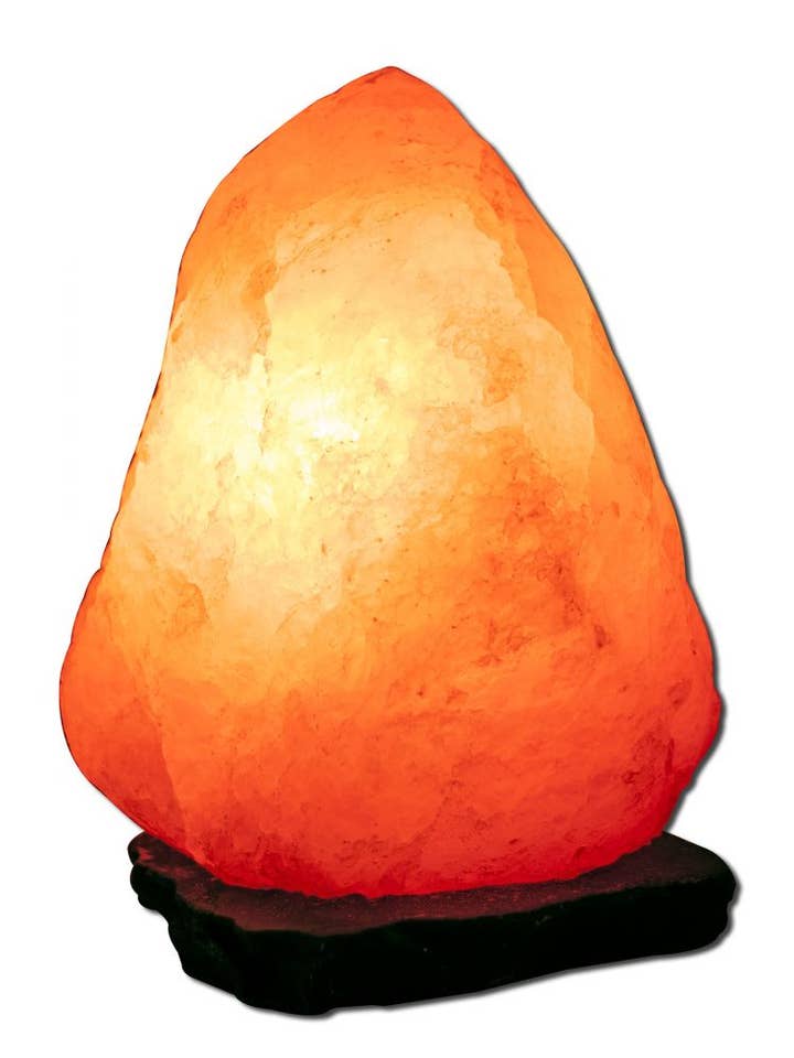 Salt Lamp Medium w/ Slate Type Base for wholesale by Eco-dent