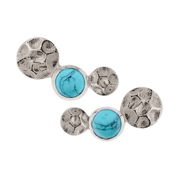 BORCHIE LAKSHMI - TURCHESE per la vendita all'ingrosso da parte di Charlotte's Web Jewellery