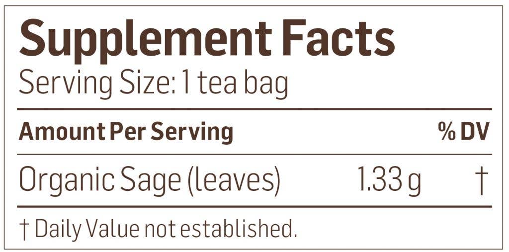 Alvita Tea - Vente Thés santé/détox - Feuille de sauge - Biologique2