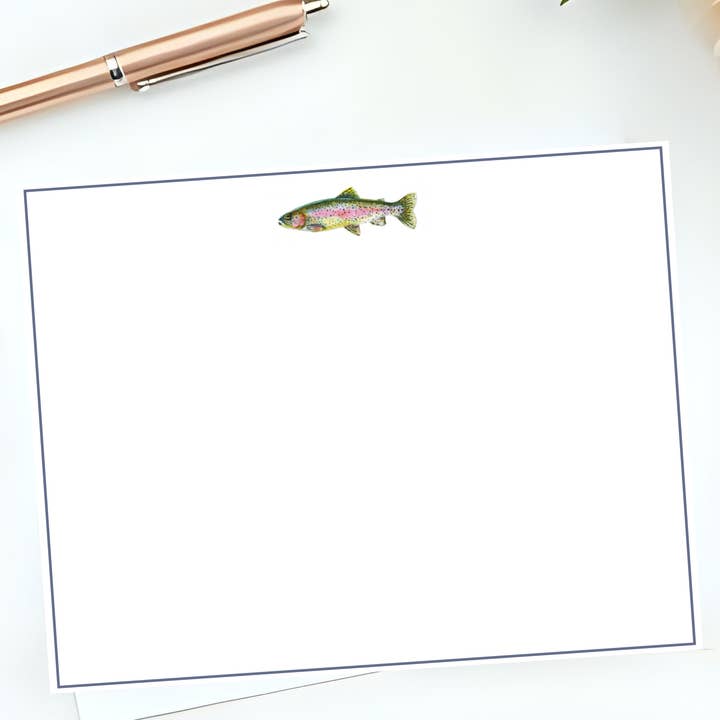 Realistiskt Regnbågsöring Kortset – Box med 10 Kort för wholesale av Mary Mack Designs