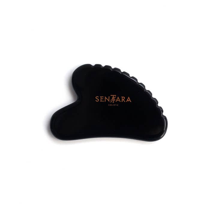 Sentara Holistic - Wholesale Gua Sha Tool - Gua Sha Black Obsidian Tooth Heart - Massage Tools