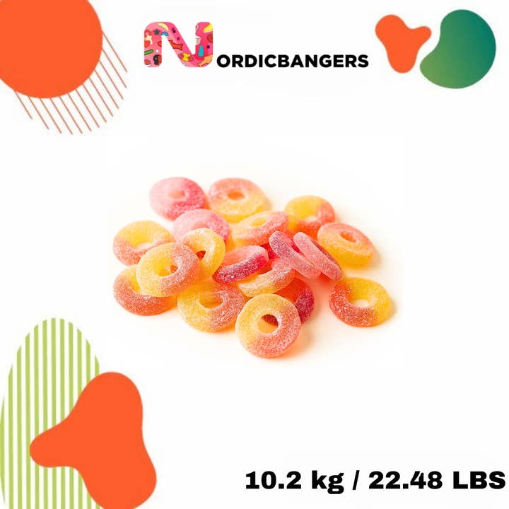 Nordicbangers - Swedish Candy Supply - Wholesale Gummy - Swedish Candy - TUTTI FRUTTI RINGS2