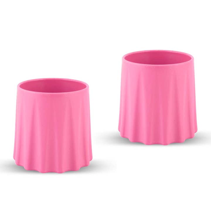 EZTOTZ LLC - Wholesale Drinking Glass/Cup - Kids & Baby - Tough to Tip Plastic Baby/Toddler Cups 5 Oz - Pink