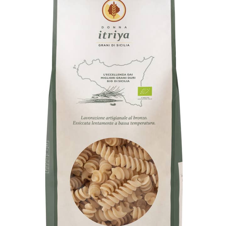 Pastificio Donna itriya - Grani di Sicilia - Wholesale Pasta - Fusilli - Organic
