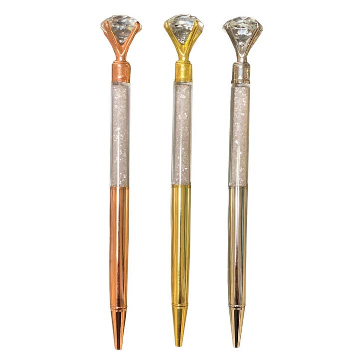 Streamline - Wholesale Pen - Sparkle Gem Pen Rose Gold, Gold, Silver1