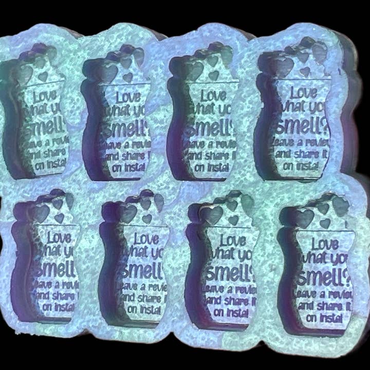 Moule échantillon pour brûleurs de cire pour la vente par Devine Silicone Moulds