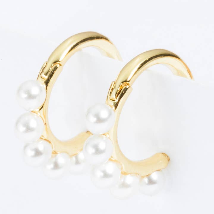 Brincos de Argola Giselle por atacado de Heilo Jewelry