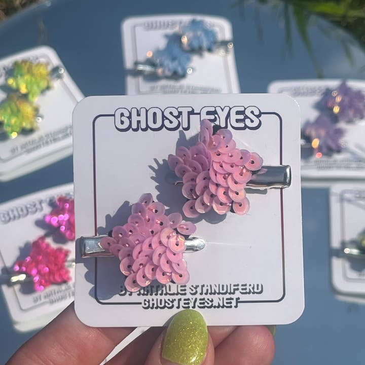 Haarspeldje Star Baby Pink voor wholesale door Ghost Eyes