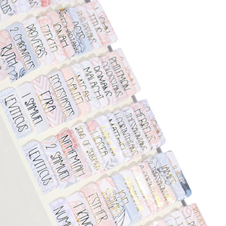 Idyllic Grace – Engroshandel Bogmærke – Graceful Gold Foiled Bibel Tabs