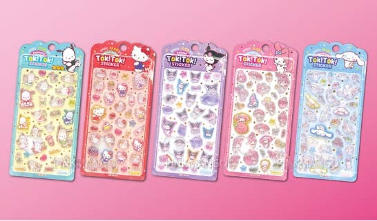 K-Wonderland - Wholesale Sticker - Sanrio Characters Tok! Tok! 3D Puffy Stickers1