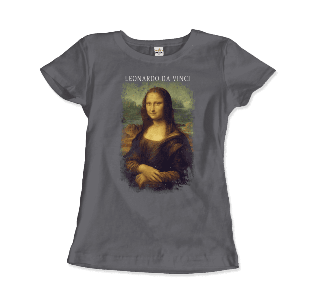 Art-O-Rama Shop - Wholesale Screen Printed T-Shirt - Unisex - Leonardo Da Vinci, Mona Lisa, 1503~1519 Artwork T-Shirt11