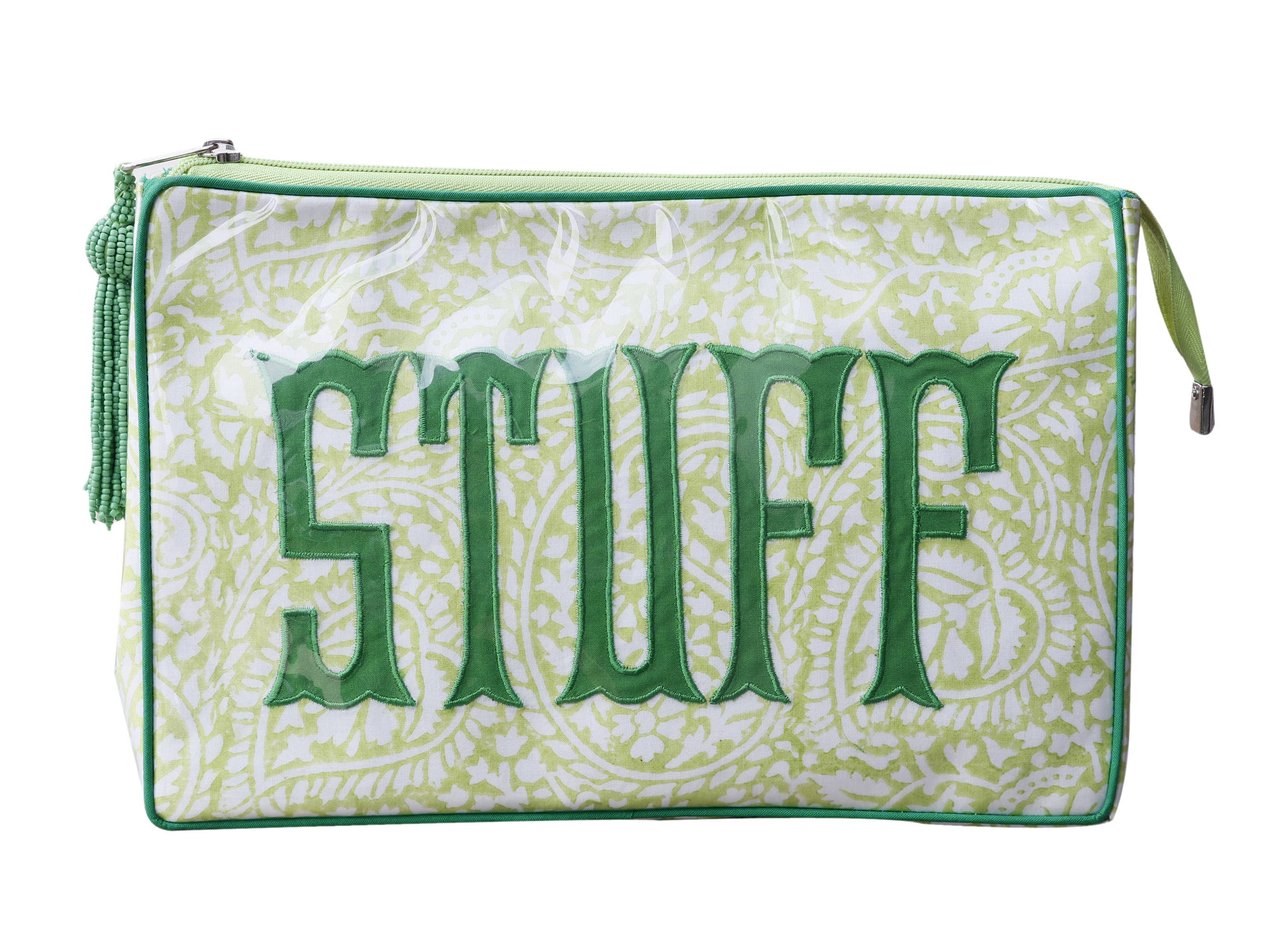 Tiana Designs - Wholesale Makeup/Cosmetic Bag - Lime green cosmetic bag