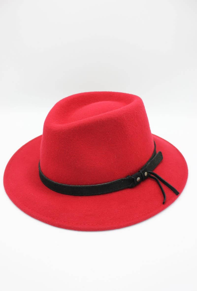 Hologramme Paris - Wholesale Fedora - Unisex - Waterproof wool Fedora hat with belt12