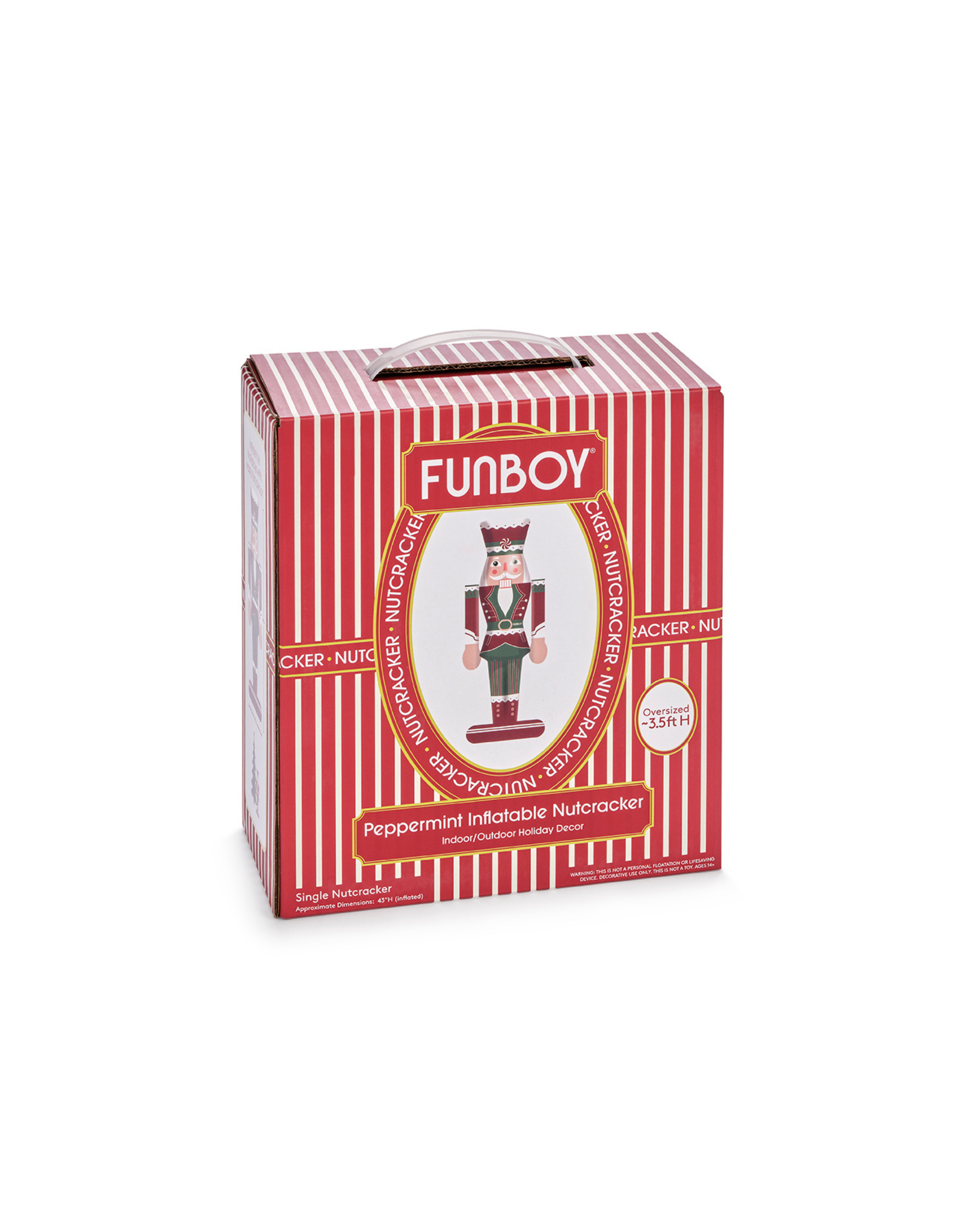 FUNBOY - Wholesale Inflatables - Peppermint Inflatable Nutcracker - 3.5 ft2