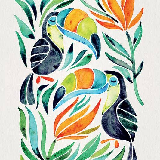 Cat Coquillette (tucani tropicali) per la vendita all'ingrosso da parte di The Art Group