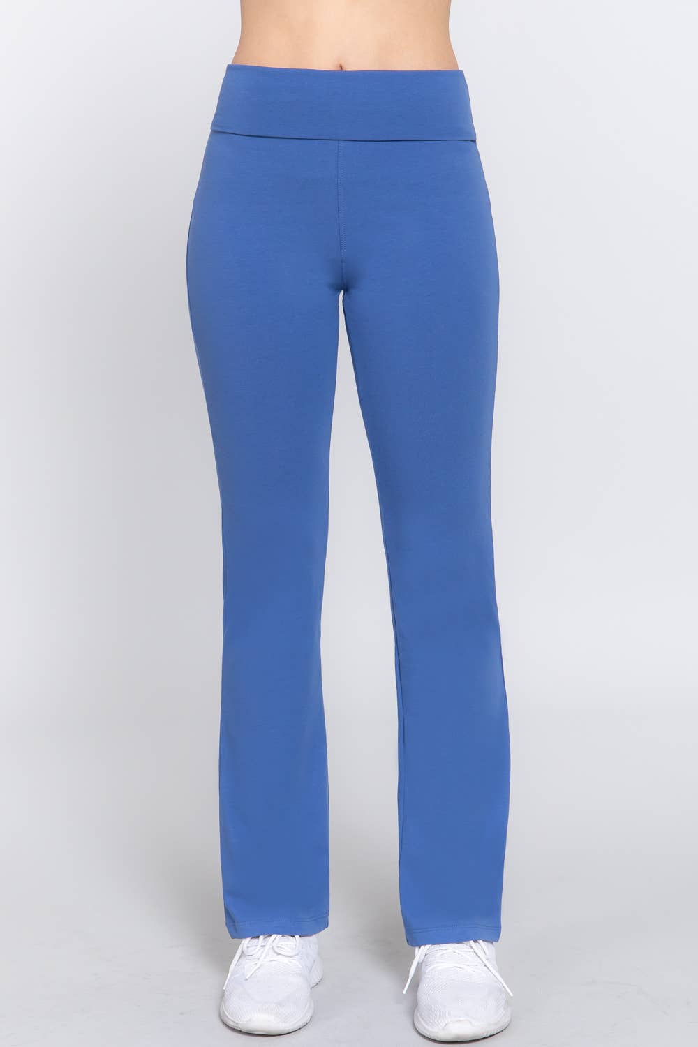 Active Basic | Active USA - Wholesale Sportbroek - Dames - Yoga legging met tailleband en wijde pijpen18